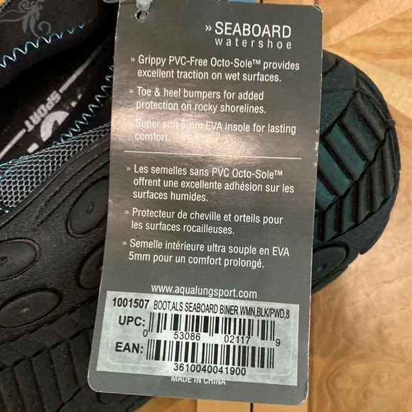 NWT!! Stohlquist Seaboard Aqua Lung Water Shoe Women’s Size 9 - Picture 6 of 7